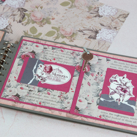 Tonic Studios Die Cutting My Memory Book - A Trove of Locks Die Set
