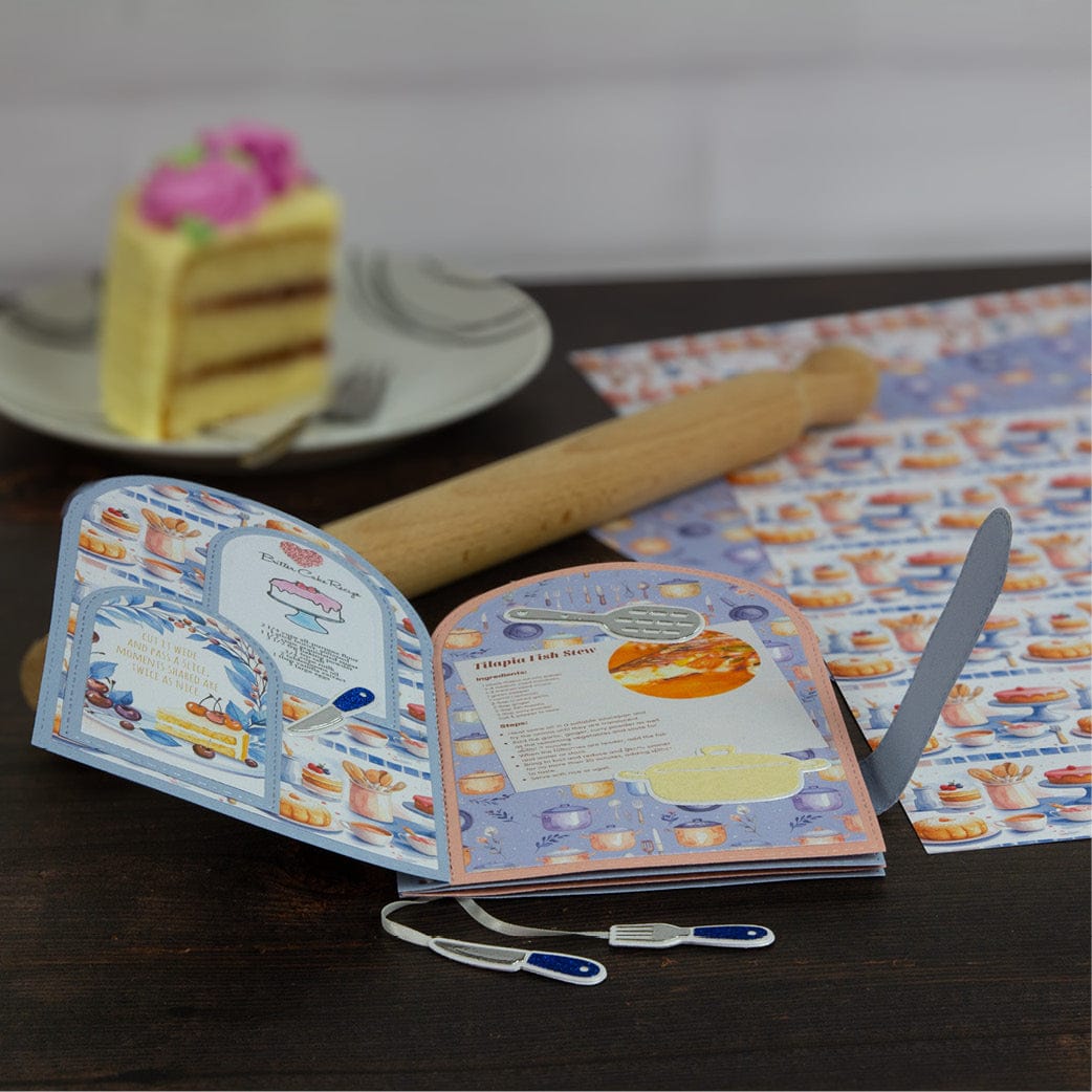 Tonic Studios Die Cutting My Memory Book - My Recipes For Happiness Collection