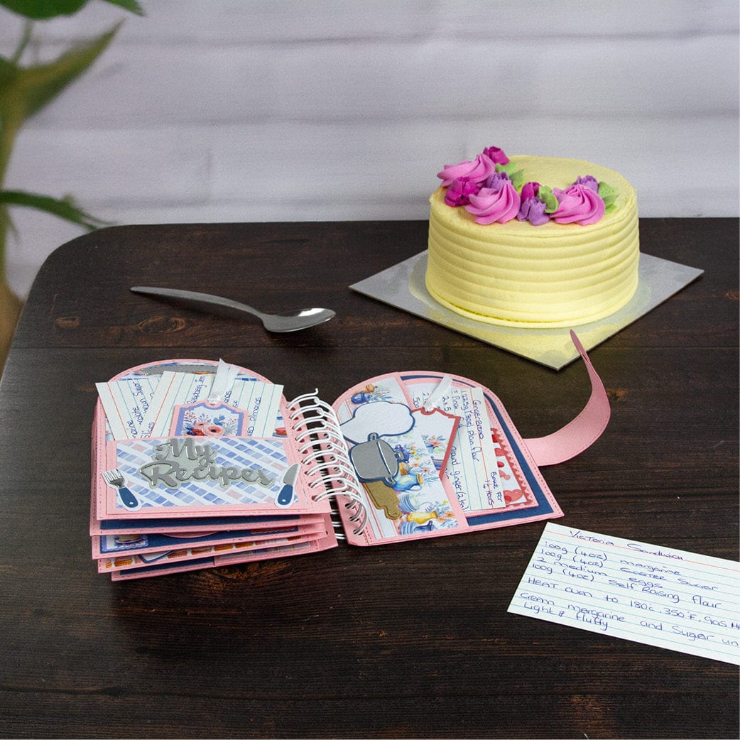 Tonic Studios Die Cutting My Memory Book - My Recipes For Happiness Collection