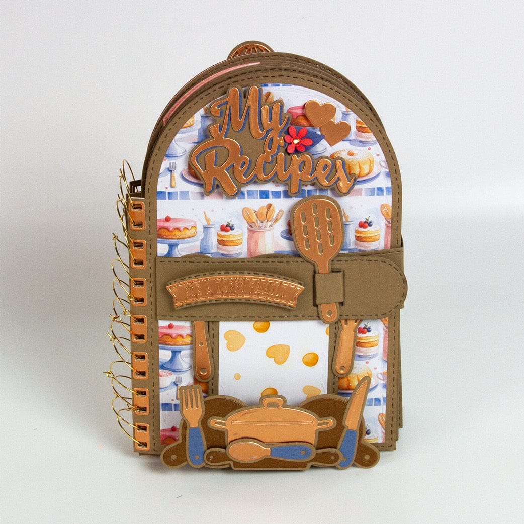 Tonic Studios Die Cutting My Memory Book - My Recipes For Happiness Collection