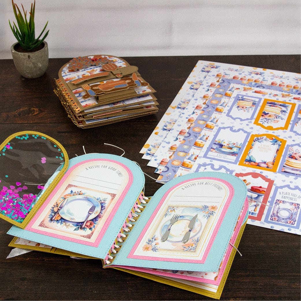 Tonic Studios Die Cutting My Memory Book - My Recipes For Happiness Collection