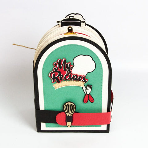 Tonic Studios Die Cutting My Memory Book - My Recipes For Happiness Collection