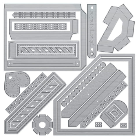 Tonic Studios Die Cutting Octavia Bow Box - Create & Make Die Set - CREATE23