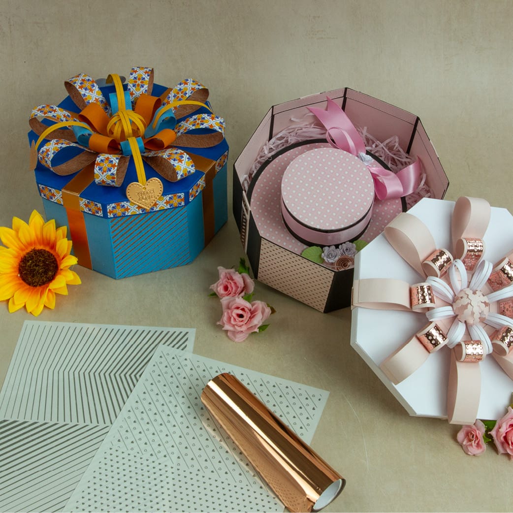 Tonic Studios Die Cutting Octavia Bow Box - Create & Make Die Set - CREATE23