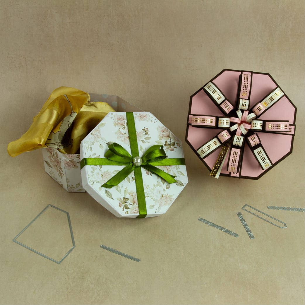 Tonic Studios Die Cutting Octavia Bow Box - Create & Make Die Set - CREATE23