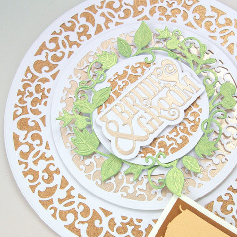 Tonic Studios Die Cutting Ornate Circular Frame Die Set - 5166e