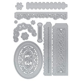 Load image into Gallery viewer, Tonic Studios Die Cutting Ornate Diamond &amp; Oval Gift Box Collection - DB065