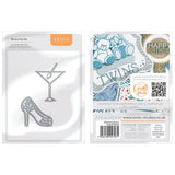 Load image into Gallery viewer, Tonic Studios Die Cutting Party Heels &amp; Cocktails Die Set - 4707E