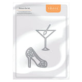 Load image into Gallery viewer, Tonic Studios Die Cutting Party Heels &amp; Cocktails Die Set - 4707E
