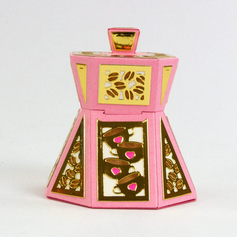 Tonic Studios Die Cutting Perfect Percolator Gift Box - Create & Make Die Set - CREATE15