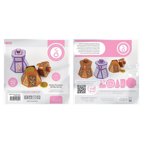 Tonic Studios Die Cutting Perfect Percolator Gift Box Die Set - 5820e