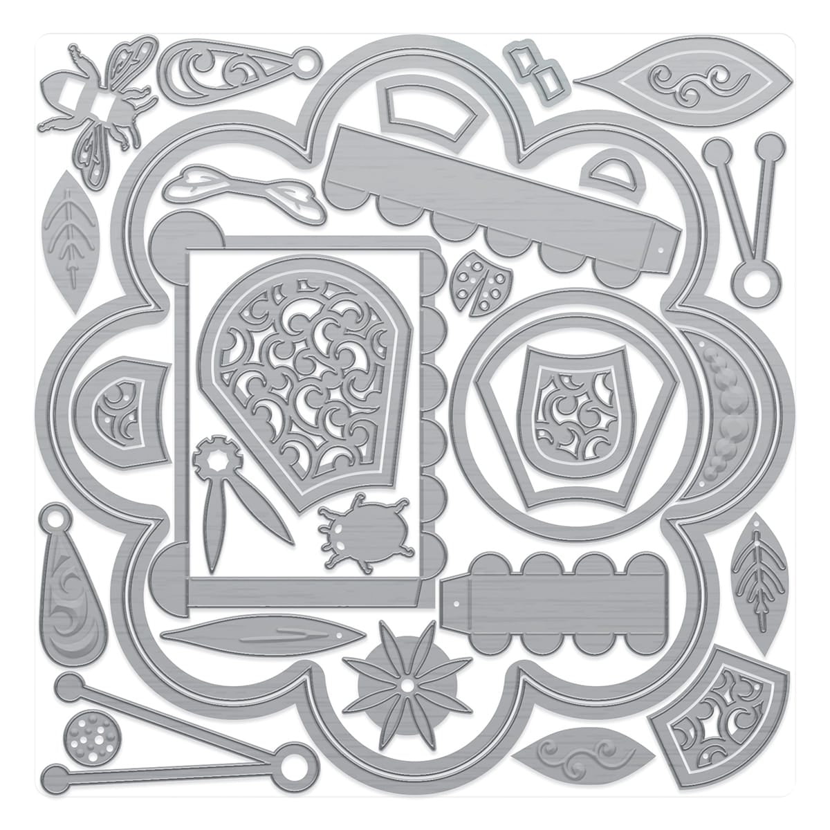 Tonic Studios Die Cutting Petal Perfection Die Set & Adhesive Sheets - DB09