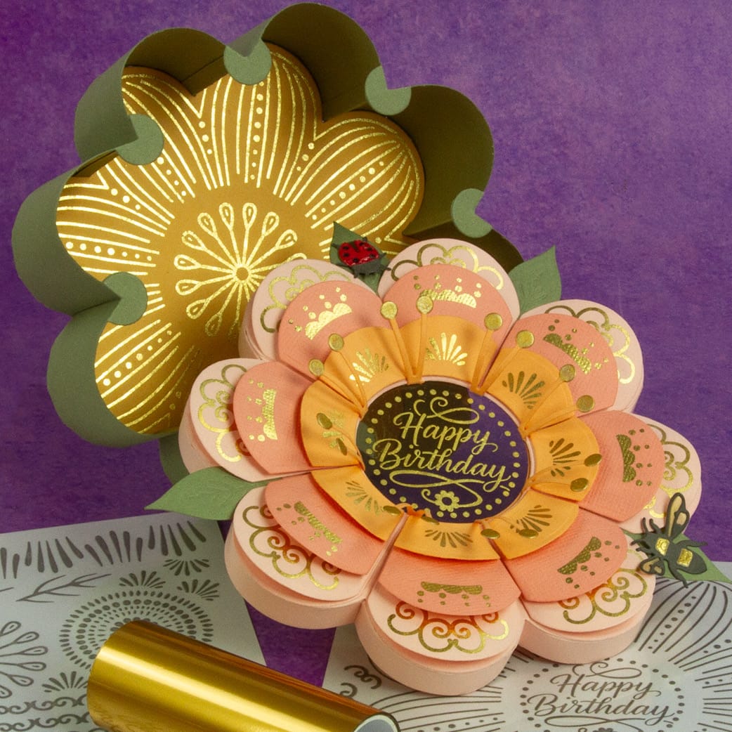 Tonic Studios Die Cutting Petal Perfection Die Set & Adhesive Sheets - DB09