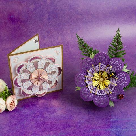 Tonic Studios Die Cutting Petal Perfection Die Set & Adhesive Sheets - DB09