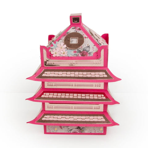 Tonic Studios Die Cutting Pretty Pagoda Gift Box - Create & Make Die Set - CREATE16