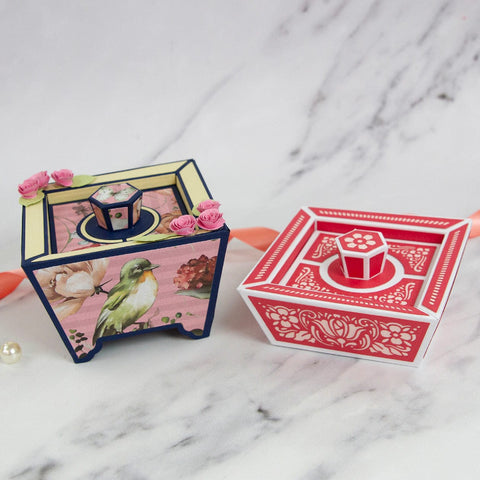 Tonic Studios Die Cutting Pretty Planter Gift Box Die Set - 5516e
