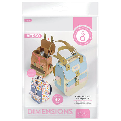 Tonic Studios Die Cutting Radiant Rucksack Die and Patterned Pad Collection - CW2504