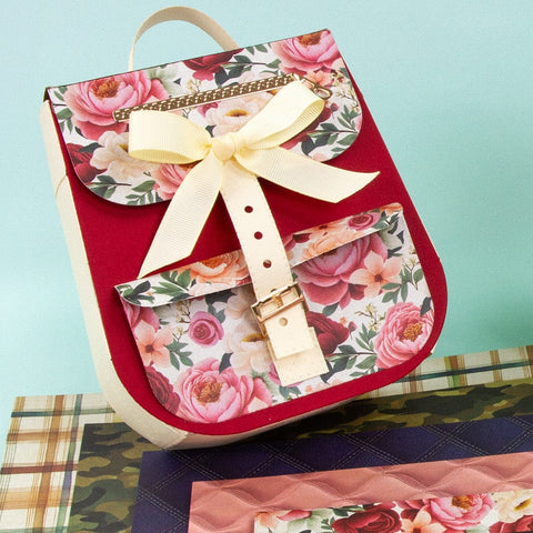 Tonic Studios Die Cutting Radiant Rucksack Die and Patterned Pad Collection - CW2504