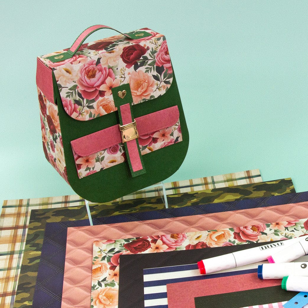 Tonic Studios Die Cutting Radiant Rucksack Die and Patterned Pad Collection - CW2504