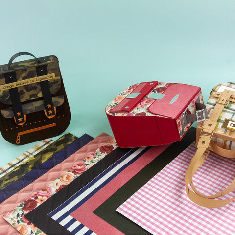 Tonic Studios Die Cutting Radiant Rucksack Die and Patterned Pad Collection - CW2504