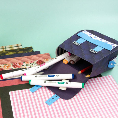 Tonic Studios Die Cutting Radiant Rucksack Die and Patterned Pad Collection - CW2504