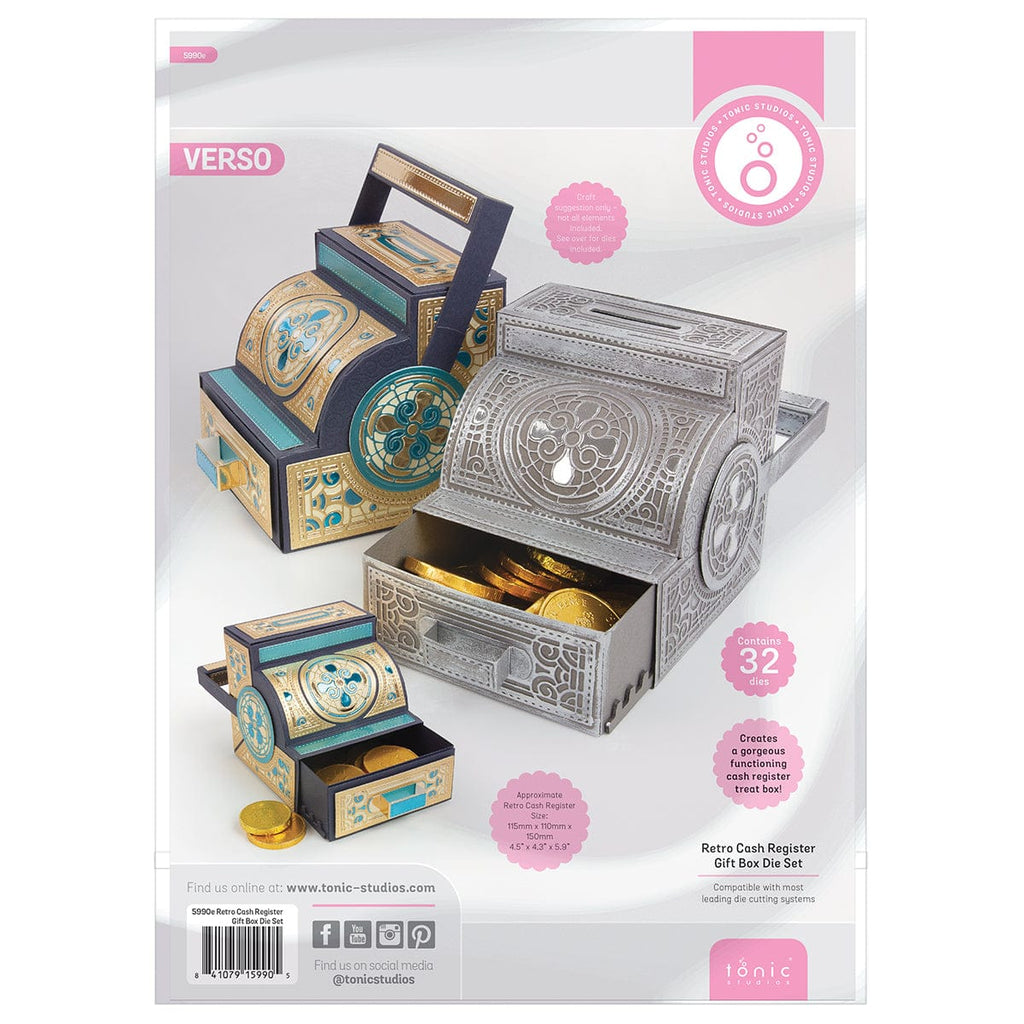Tonic Studios Die Cutting Retro Cash Register Die Set - Showcase Die Set - SHOW62