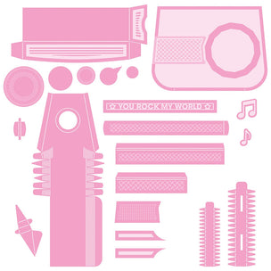 Tonic Studios Die Cutting Retro Radio Die Set - Showcase Die Set - SHOW63