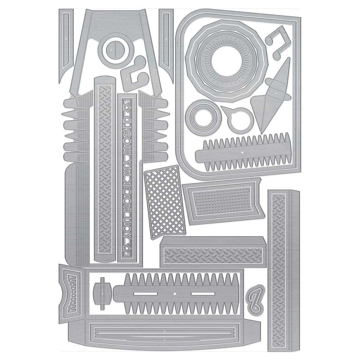 Tonic Studios Die Cutting Retro Radio Die Set - Showcase Die Set - SHOW63