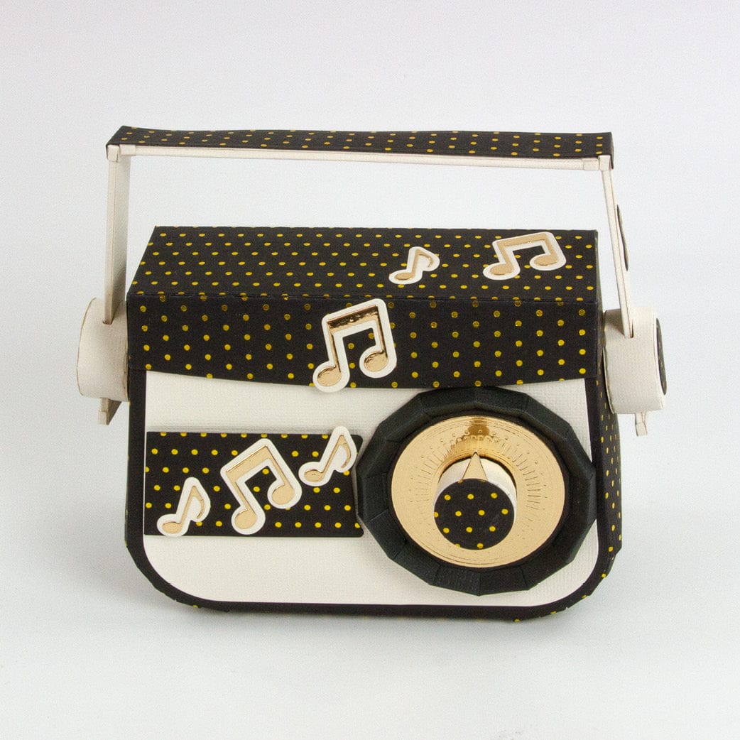Tonic Studios Die Cutting Retro Radio Die Set - Showcase Die Set - SHOW63