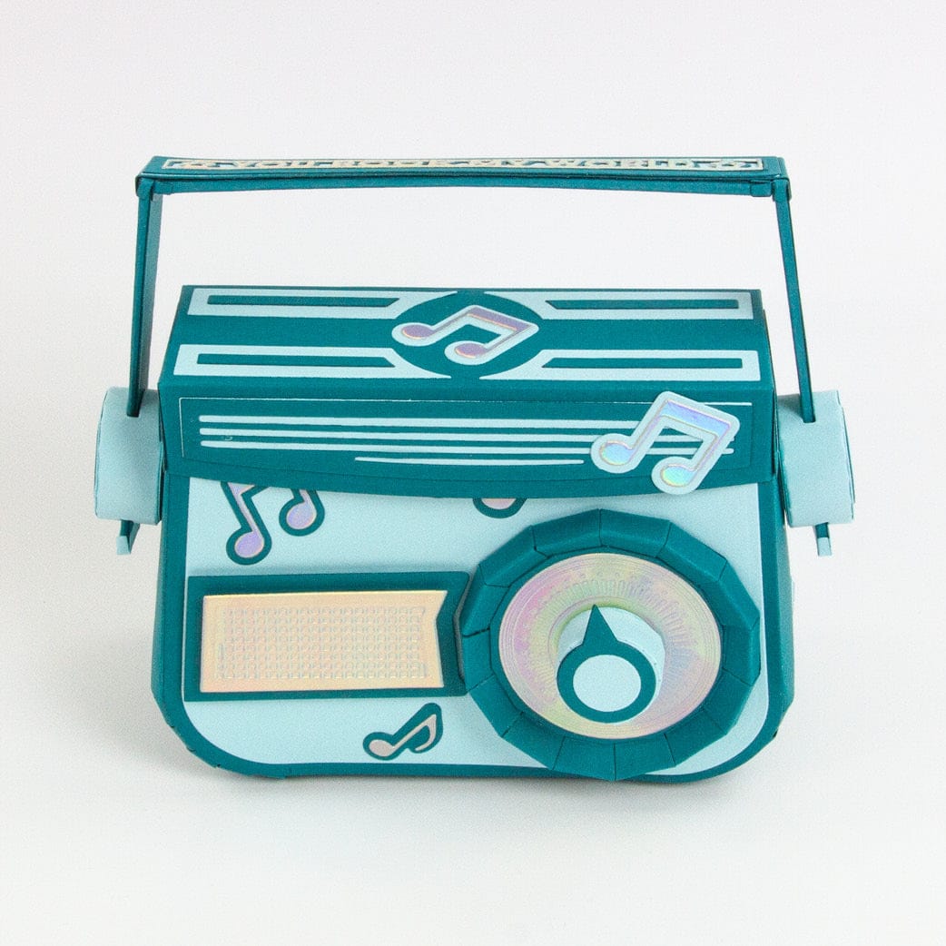 Tonic Studios Die Cutting Retro Radio Die Set - Showcase Die Set - SHOW63