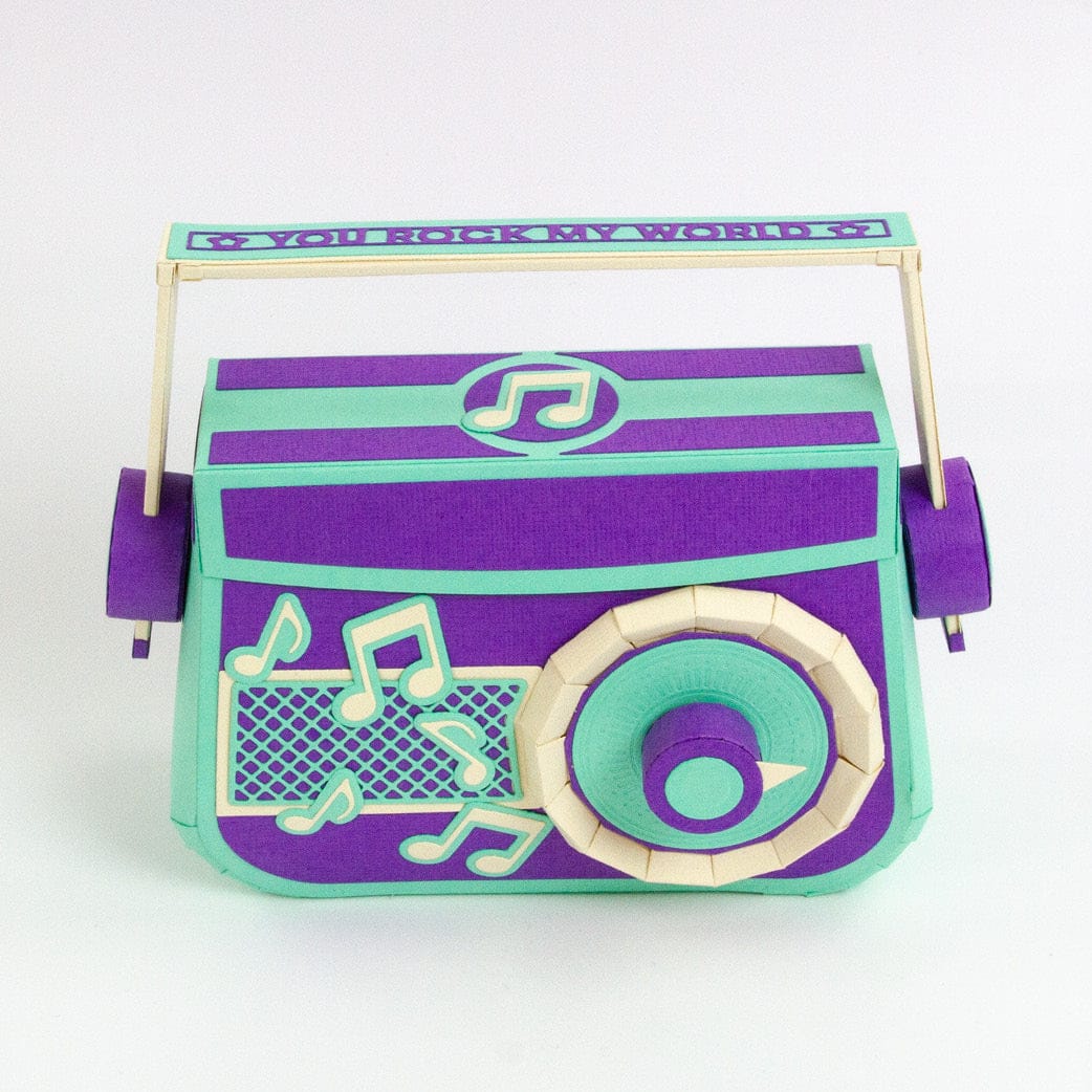 Tonic Studios Die Cutting Retro Radio Die Set - Showcase Die Set - SHOW63