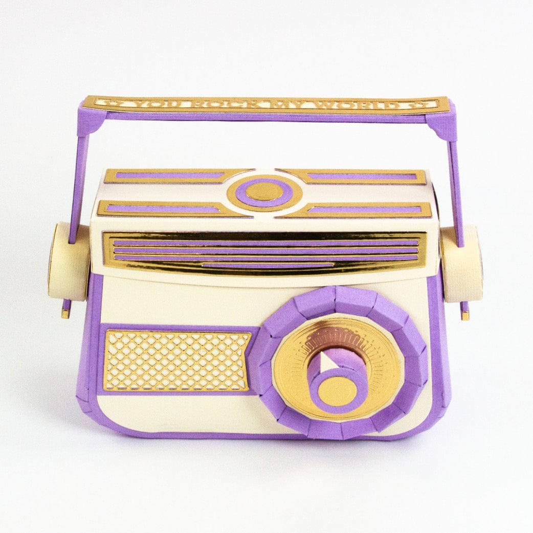 Tonic Studios Die Cutting Retro Radio Die Set - Showcase Die Set - SHOW63