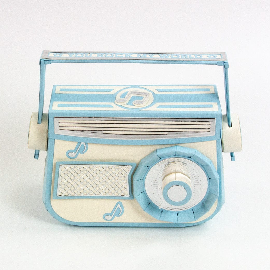 Tonic Studios Die Cutting Retro Radio Die Set - Showcase Die Set - SHOW63