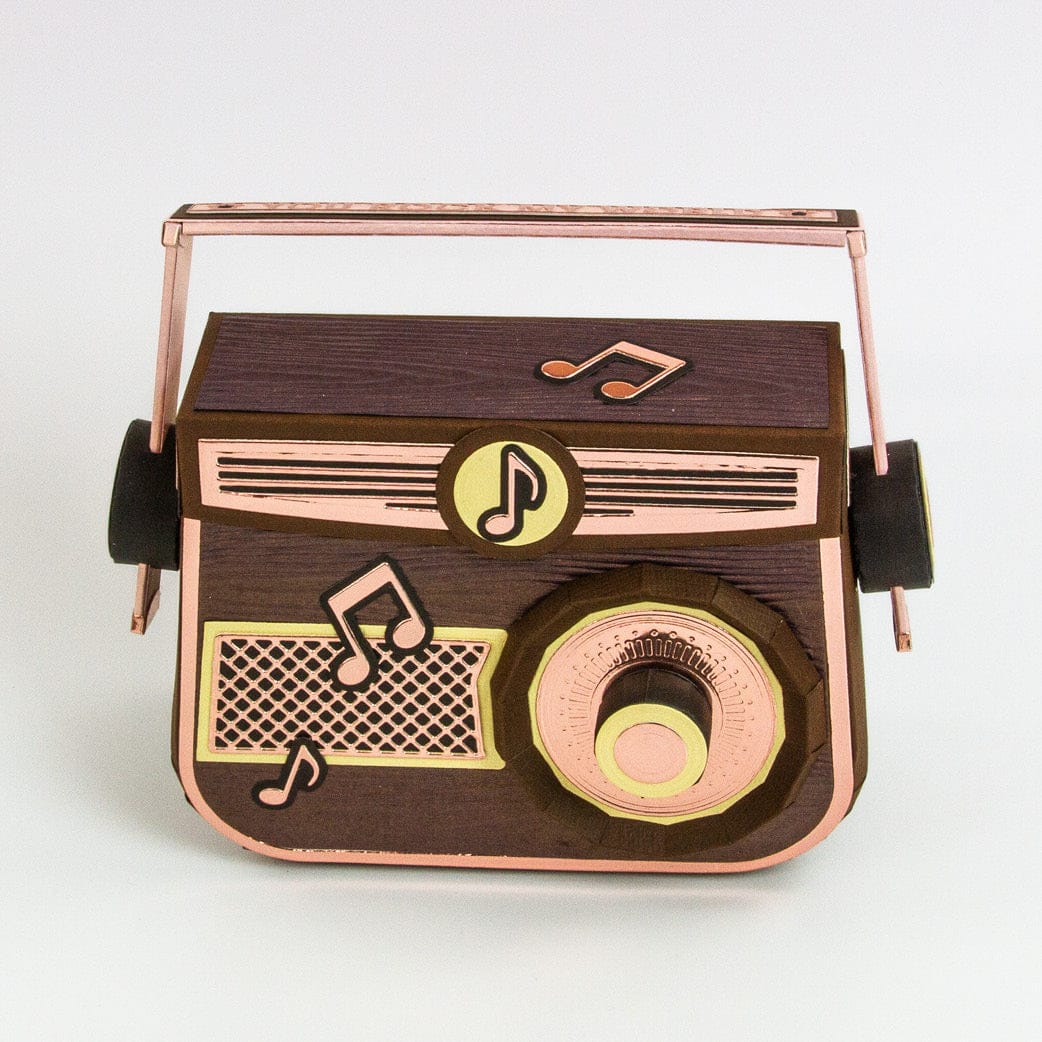 Tonic Studios Die Cutting Retro Radio Die Set - Showcase Die Set - SHOW63