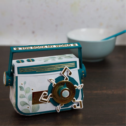 Tonic Studios Die Cutting Retro Radio Die Set - Showcase Die Set - SHOW63