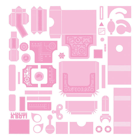 Tonic Studios Die Cutting Retro Robot Gift Box Die Set - 5930e