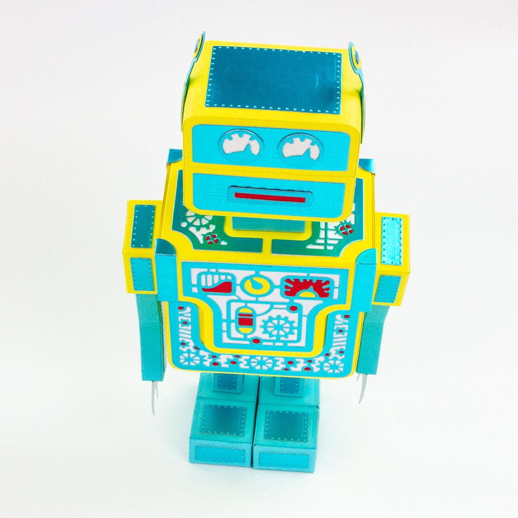 Tonic Studios Die Cutting Retro Robot Gift Box Die Set - 5930e