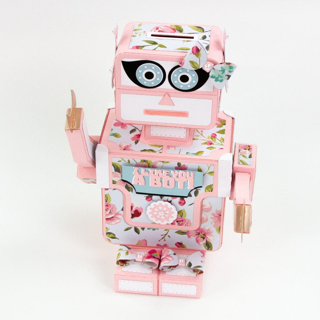 Tonic Studios Die Cutting Retro Robot Gift Box Die Set - 5930e