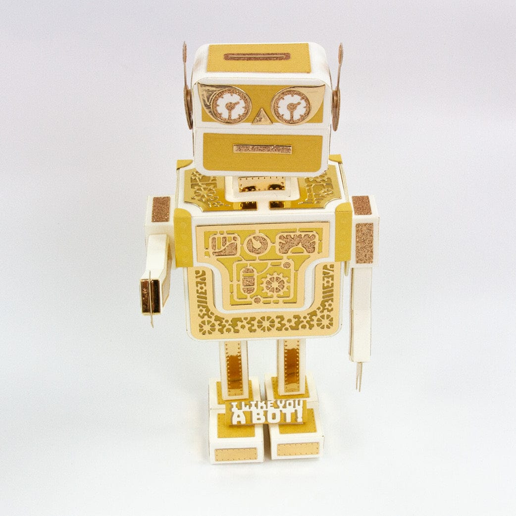 Tonic Studios Die Cutting Retro Robot Gift Box Die Set - 5930e