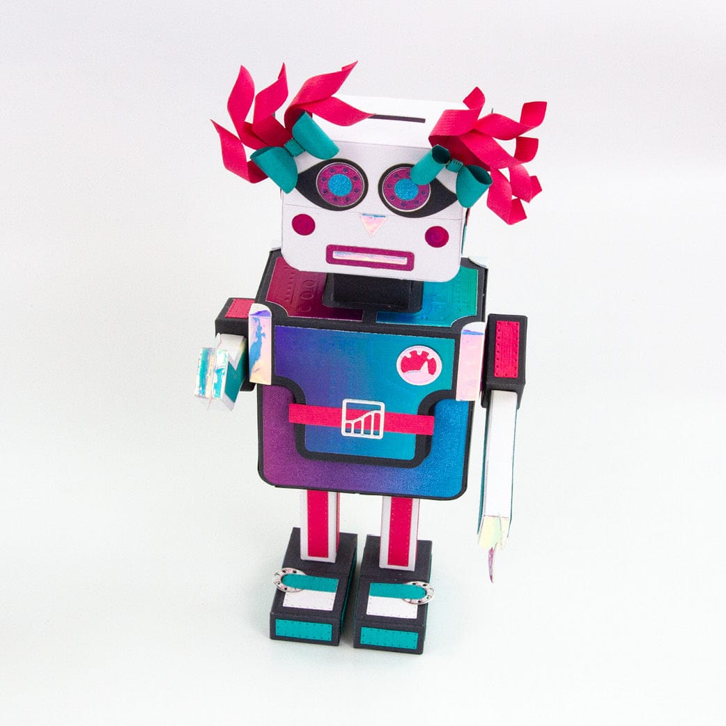 Tonic Studios Die Cutting Retro Robot Gift Box Die Set - 5930e