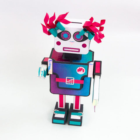 Tonic Studios Die Cutting Retro Robot Gift Box Die Set - 5930e