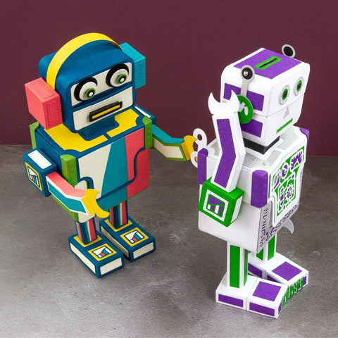 Tonic Studios Die Cutting Retro Robot Gift Box Die Set - 5930e