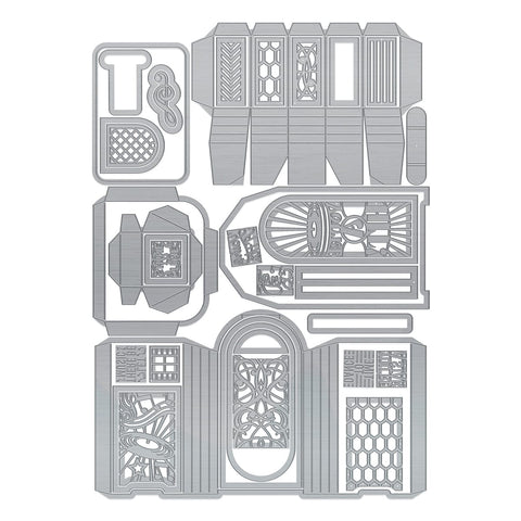Tonic Studios Die Cutting Retro Rock'n'Roll Jukebox Die Set - 5365e