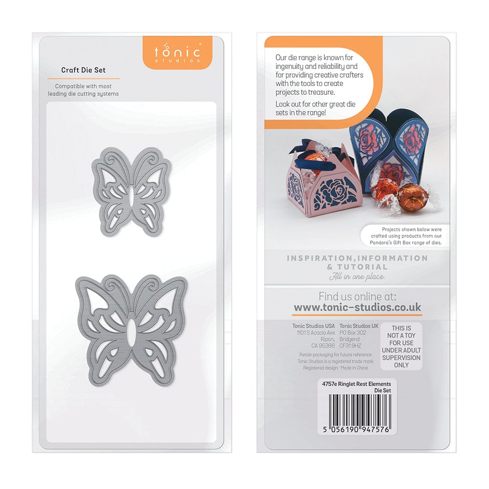 Tonic Studios Die Cutting Ringlet Rest Elements Die Set - 4757E