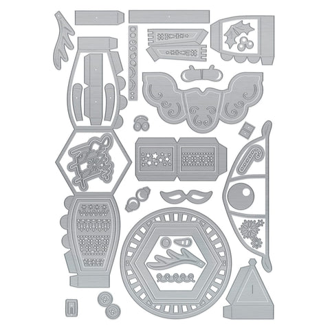 Tonic Studios Die Cutting Santa & Friends Die Set - 5261e
