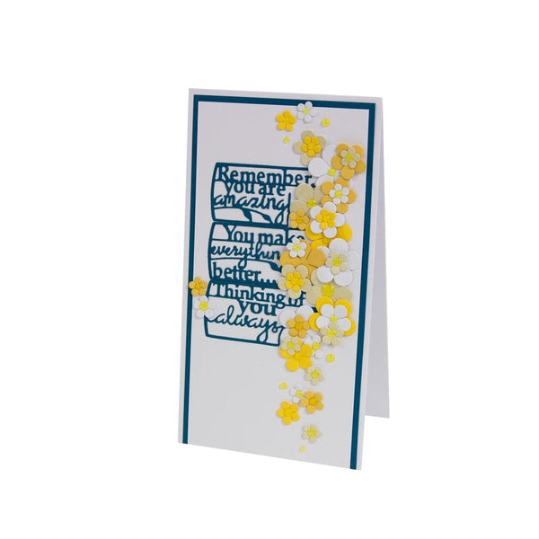 Tonic Studios Die Cutting Scribbled Blooms - You Are Amazing! Die Set - 5397e