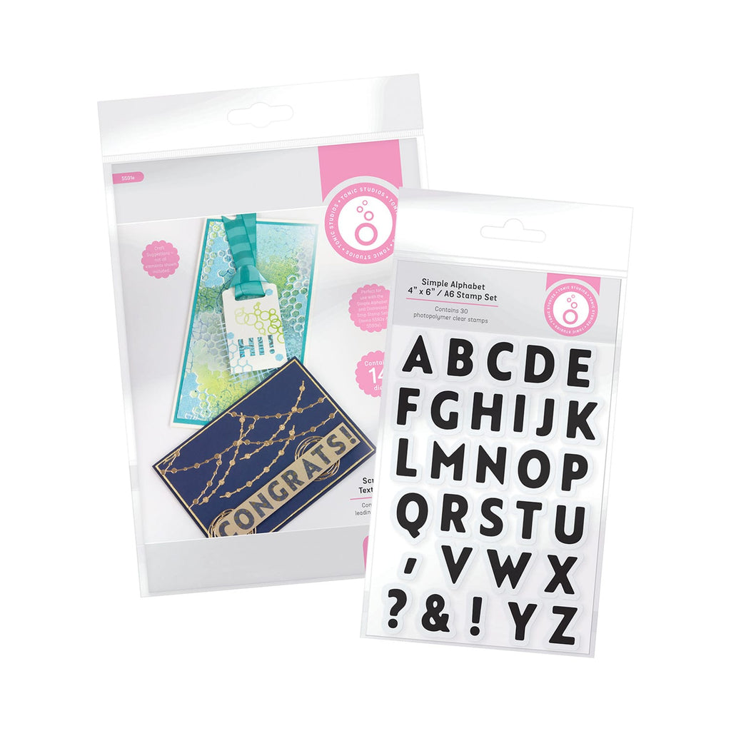 Tonic Studios Die Cutting Scribbles, Textures & Patterns - Die and Stamp Collection - DB127