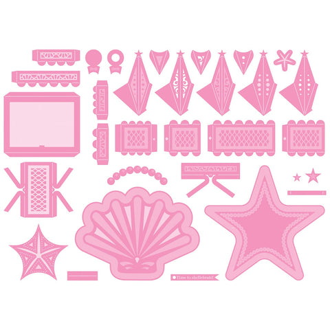 Tonic Studios Die Cutting Seashell and Starfish 3 in 1 Die Set - 5965e