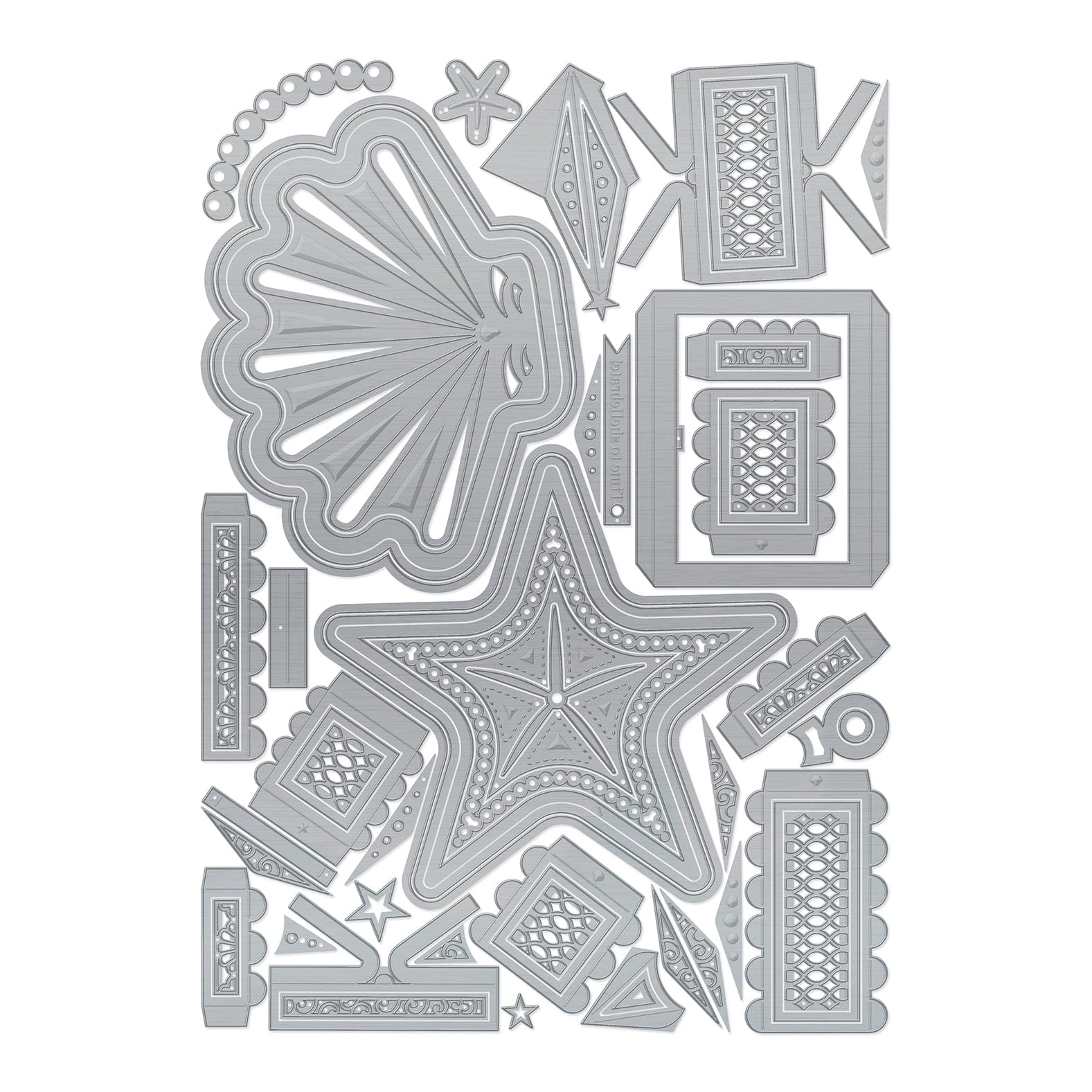 Tonic Studios Die Cutting Seashell and Starfish 3 in 1 Die Set - 5965e