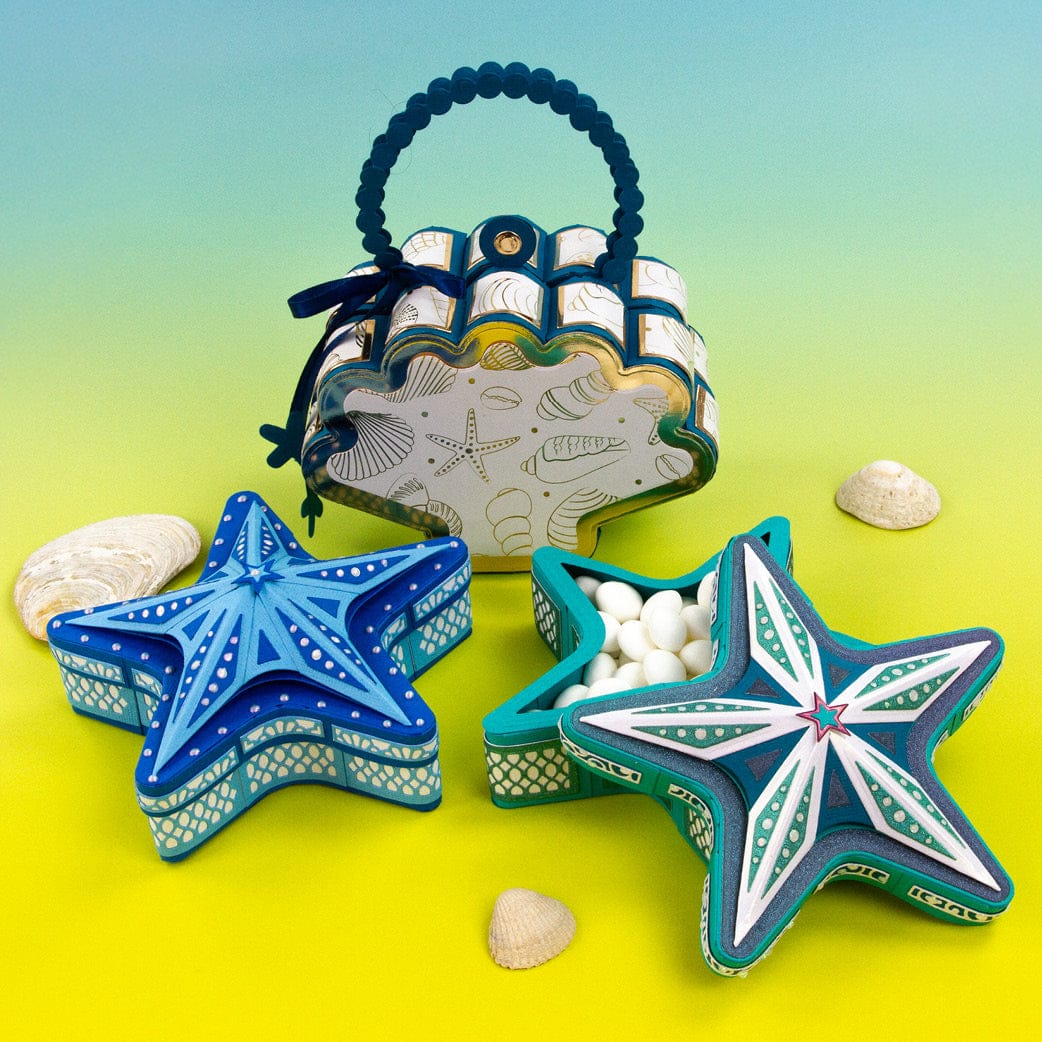 Tonic Studios Die Cutting Seashell and Starfish 3 in 1 Die Set - 5965e